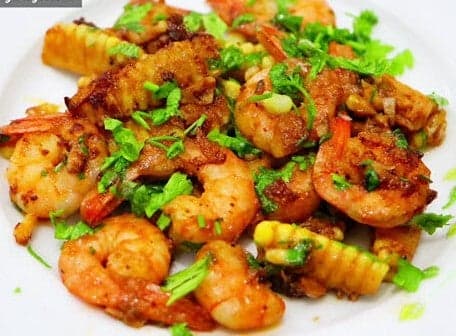 Loose Chilli Prawns Fry