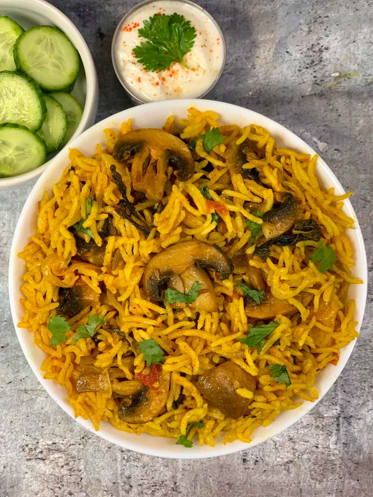 Mushroom Biryani