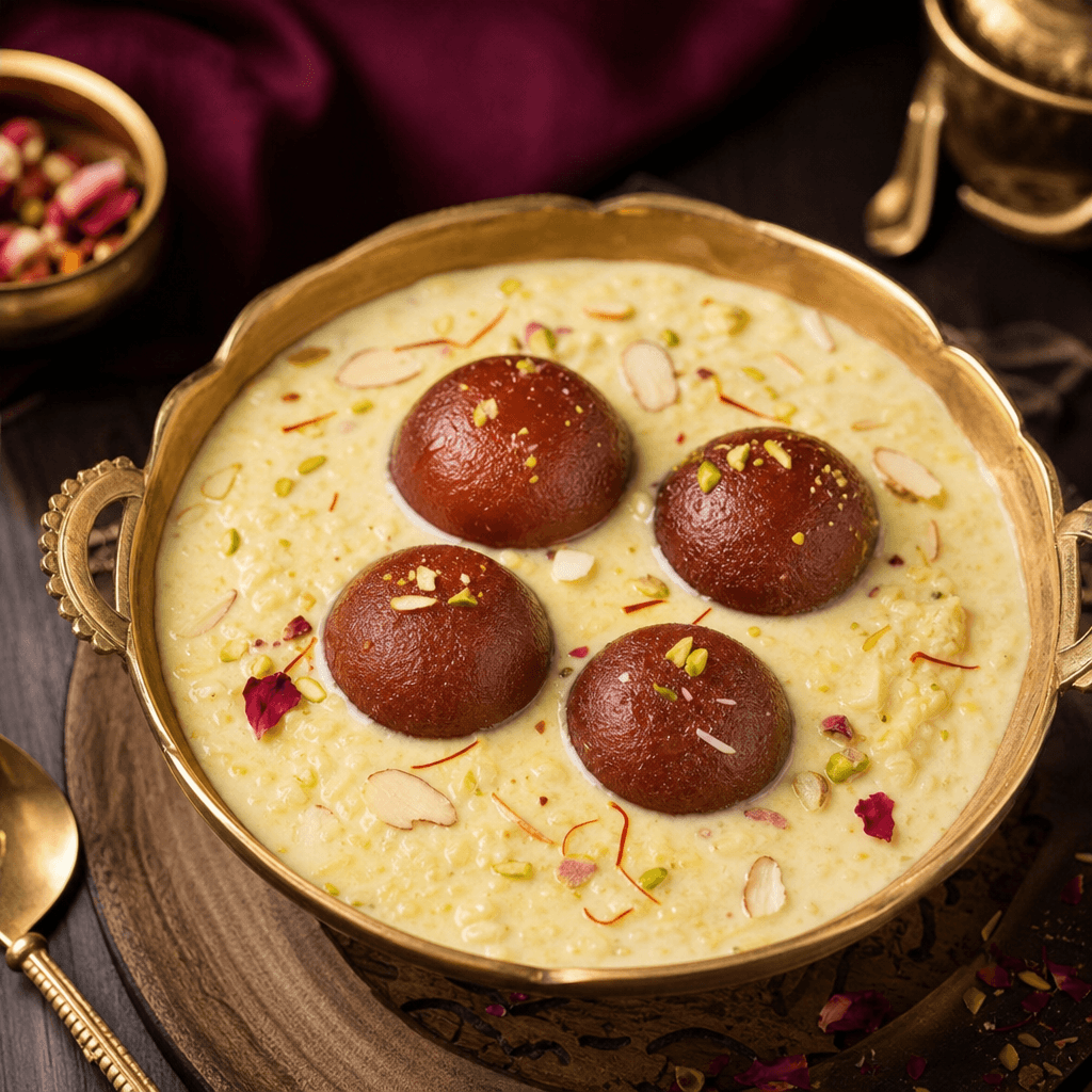 Rabdi Gulab Jamun